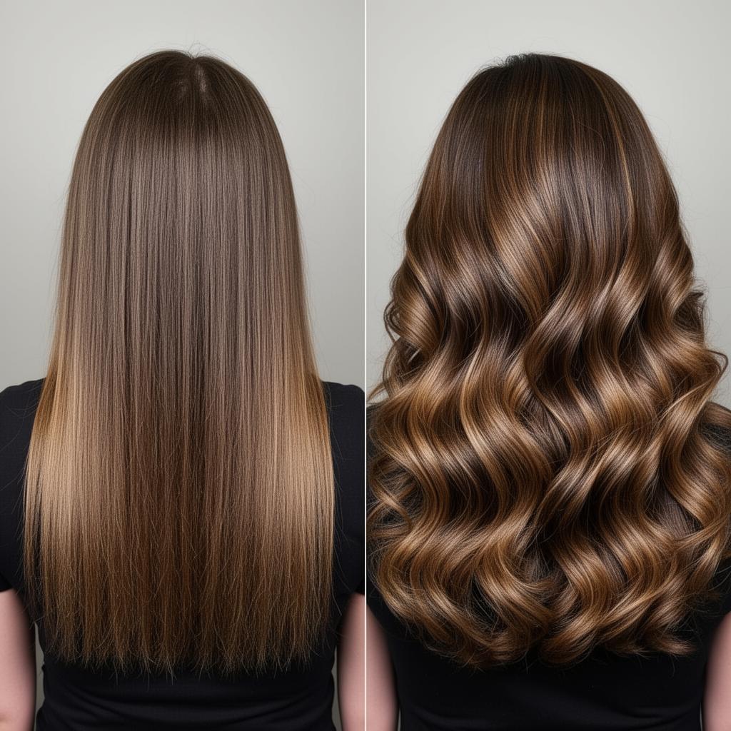 Before and after — Bronde Balayage